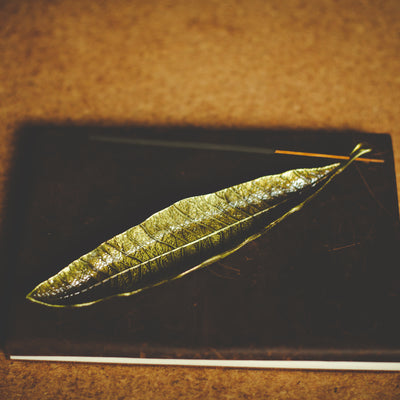 Green Leaf Incense Holder