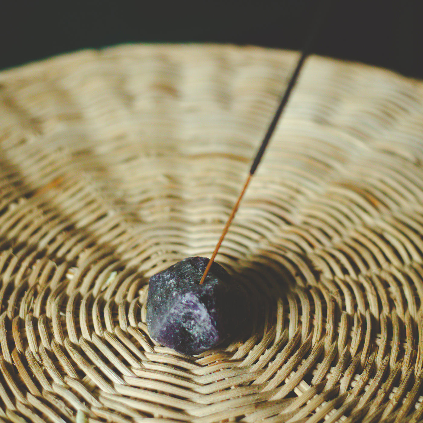 Amethyst Incense Holder