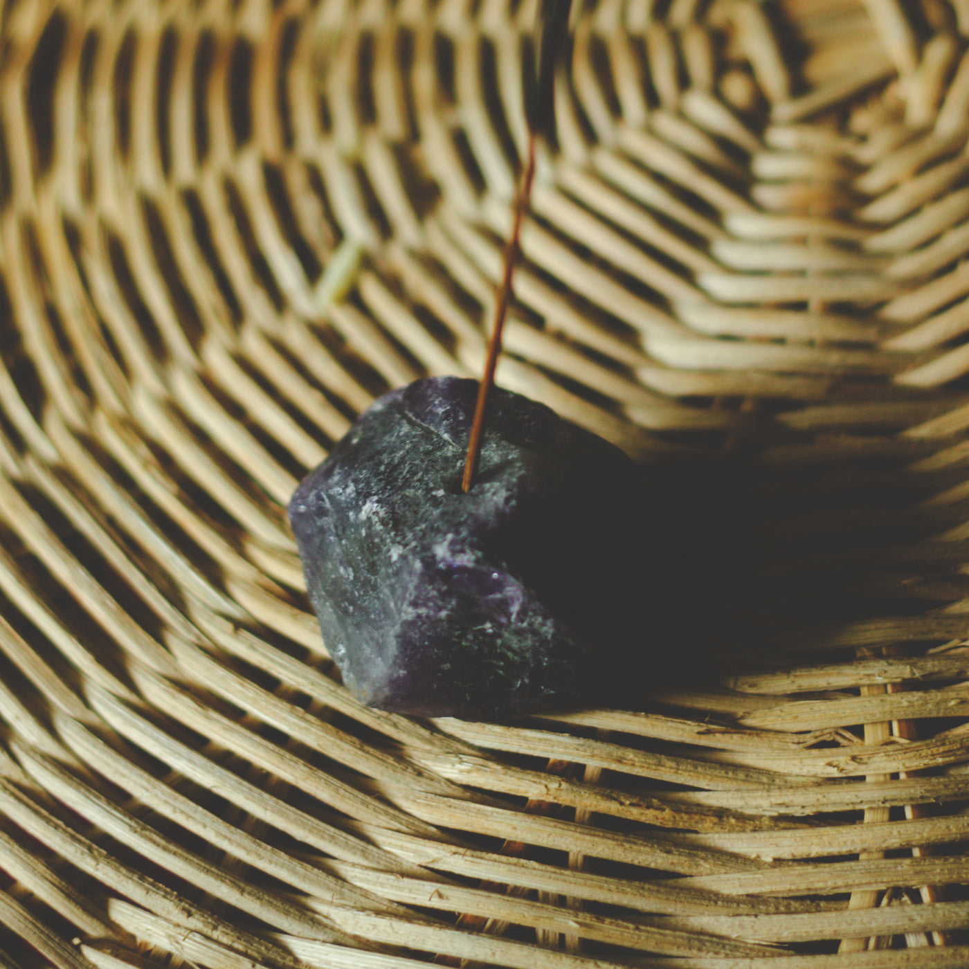 Amethyst Incense Holder