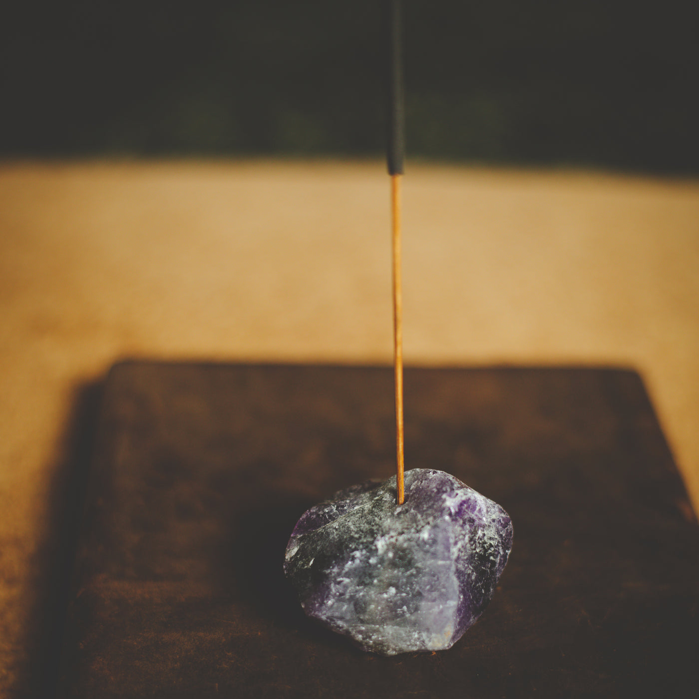 Amethyst Incense Holder